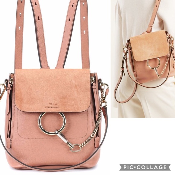 Chloe Handbags - CHLOE FAYE MEDIUM BACKPACK IN NOUGAT